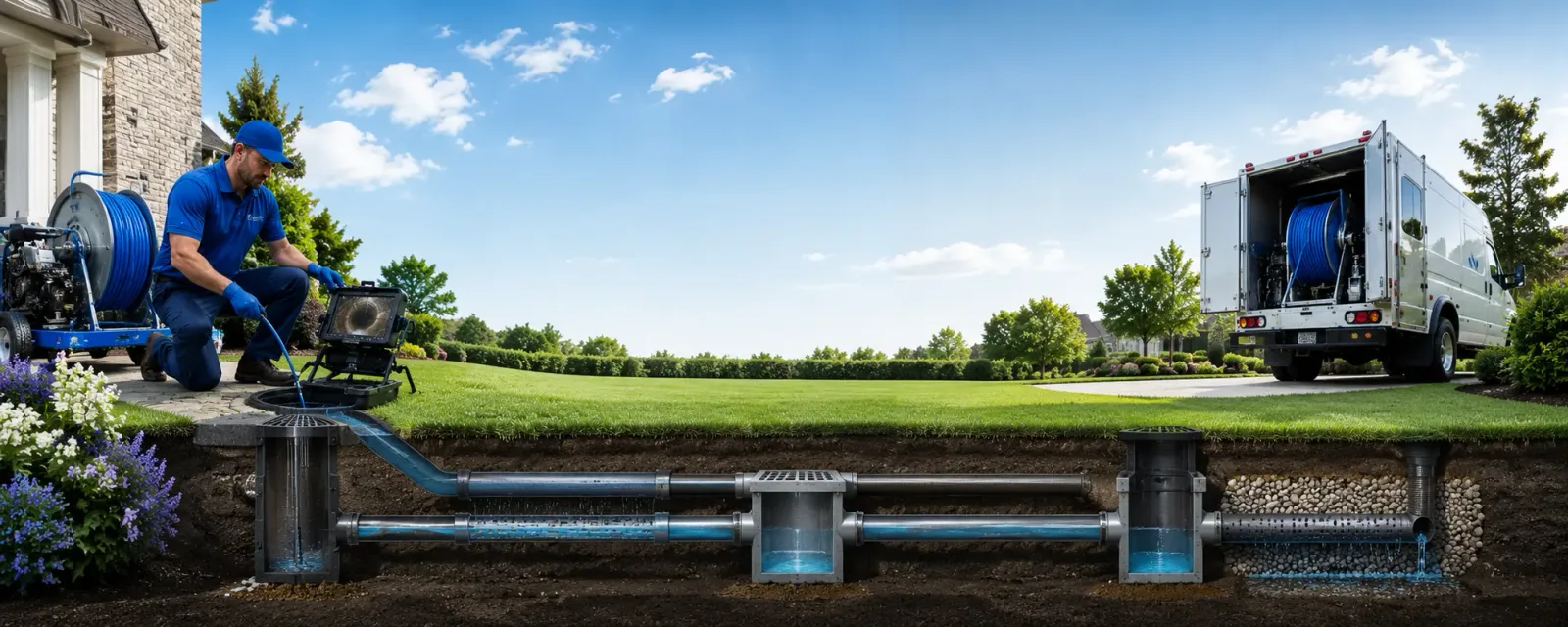 Outdoor drain cleaning information for Brookfield, WI